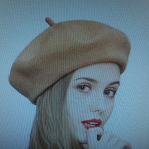 Wool Beret Hat French Style